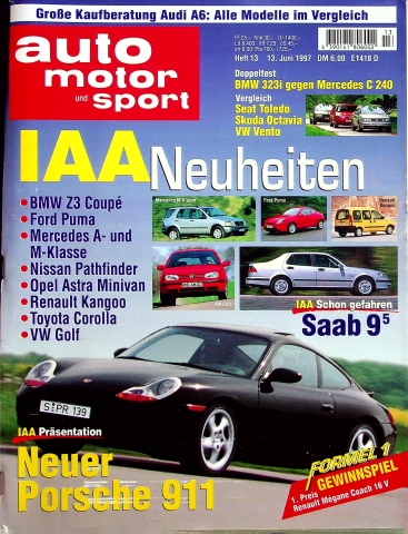 Deckblatt Auto Motor und Sport (13/1997)